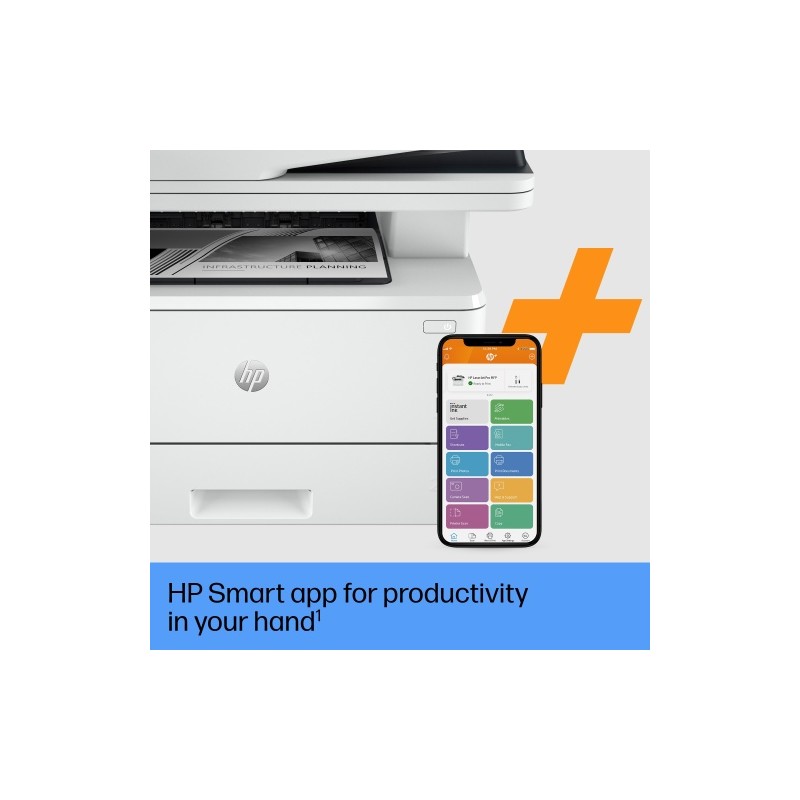 HP LaserJet Pro MFP 4102fdn Spausdintuvas lazerinis nespalvotas MFP A4 40 ppm USB Ethernet LAN