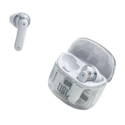 JBL Tune Flex Belaidės ausinės Earbuds, Ghost White