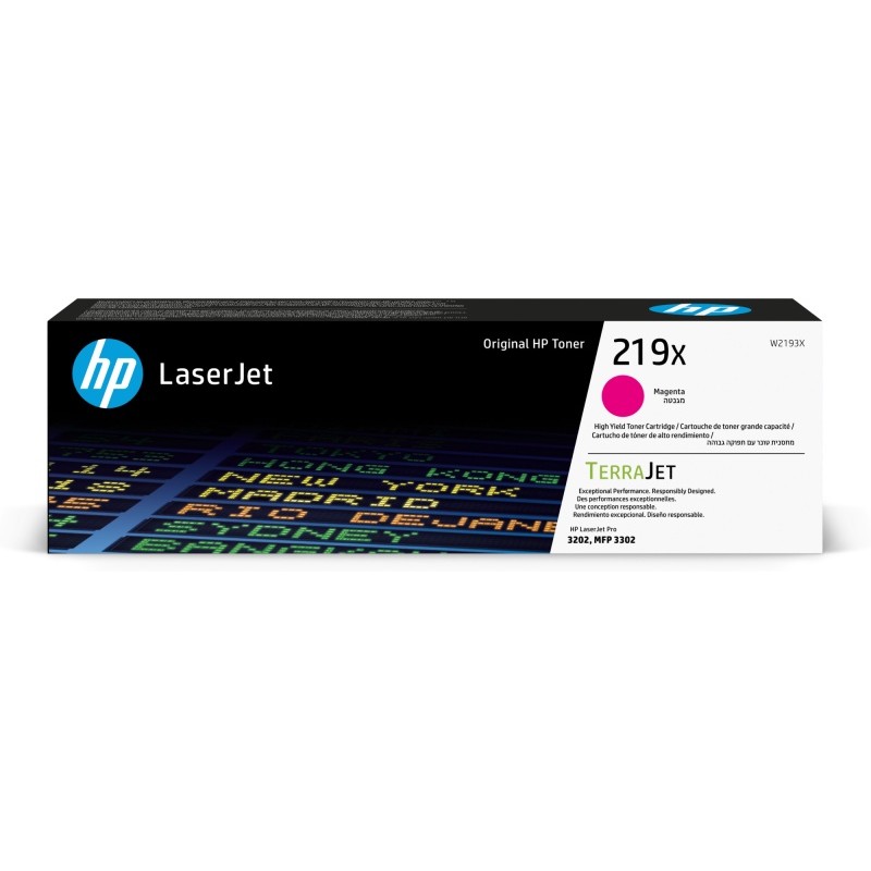 HP 219X (W2193X) Lazerinė kasetė, Purpurinė