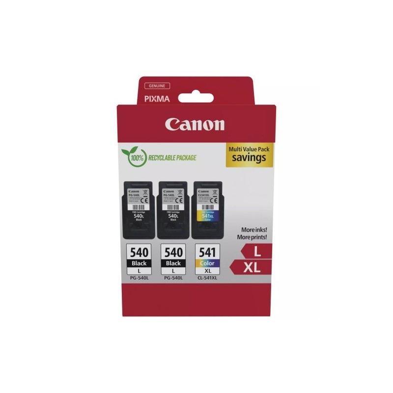 Canon PG-540L/CL-541XL (5224B017) Rašalinių kasečių komplektas, BK/CMY