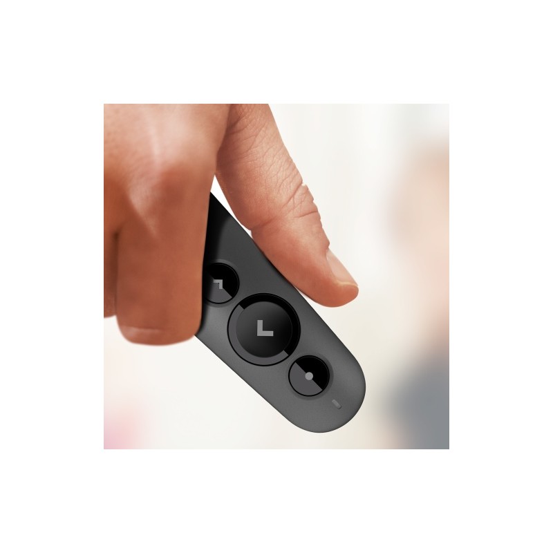 Logitech R500s Laser Presentation Remote Nuotolinio valdymo pultas, Graphite