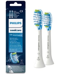 Philips Sonicare C3 Premium Plaque Defence Standartinės Sonic dantų šepetėlio galvutės, Balta