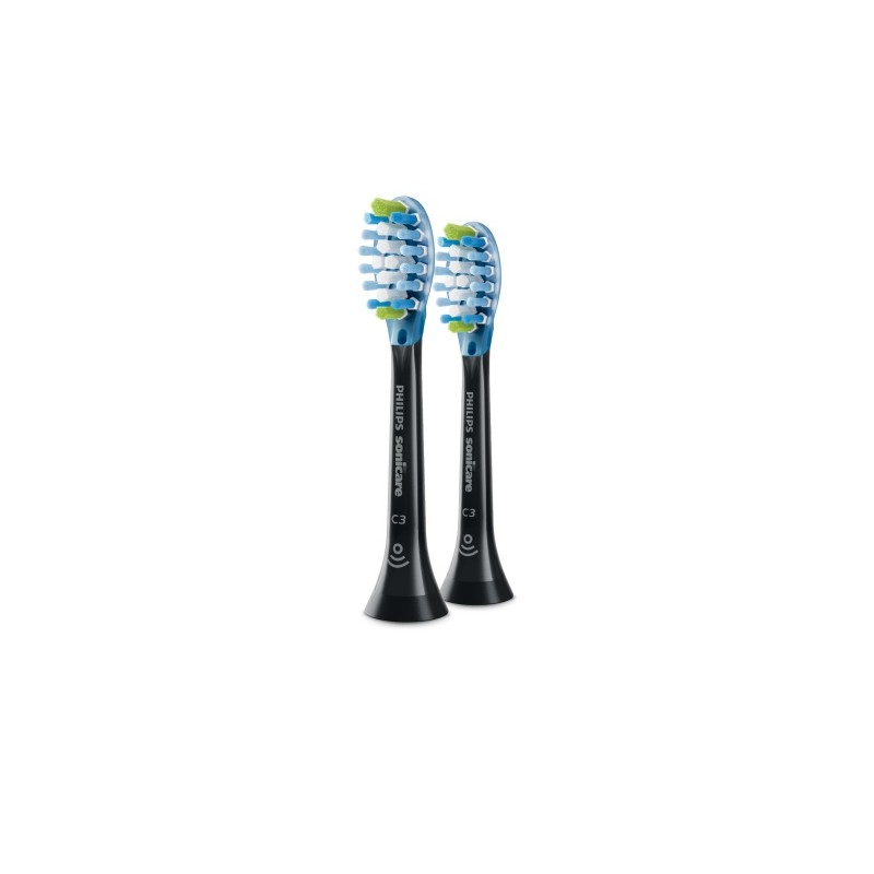 Philips Sonicare C3 Premium Plaque Defence Standartinės Sonic dantų šepetėlio galvutės, Juoda