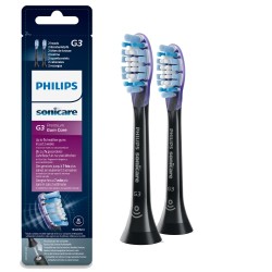 Philips Sonicare G3 Premium Gum Care Standartinės Sonic dantų šepetėlio galvutės, Juoda