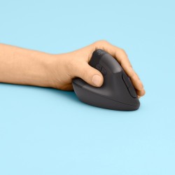 Logitech LIFT Left Belaidė pelė, RF Wireless + Bluetooth, 4000 DPI, Graphite (SPEC)