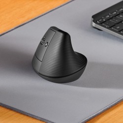 Logitech LIFT Left Belaidė pelė, RF Wireless + Bluetooth, 4000 DPI, Graphite (SPEC)