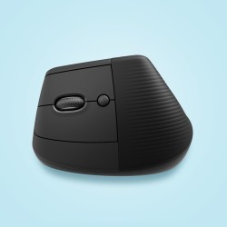 Logitech LIFT Left Belaidė pelė, RF Wireless + Bluetooth, 4000 DPI, Graphite (SPEC)