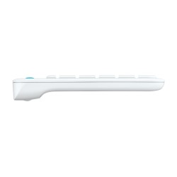 Logitech K400 Plus Touch Belaidė klaviatūra, RF Wireless, US, Balta (SPEC)
