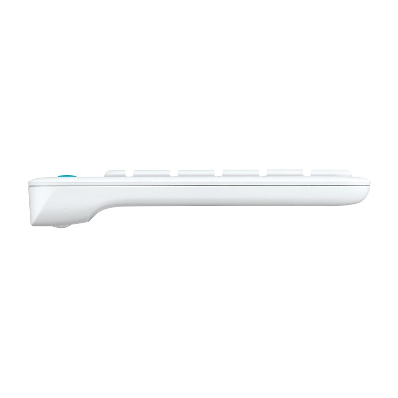 Logitech K400 Plus Touch Belaidė klaviatūra, RF Wireless, US, Balta (SPEC)