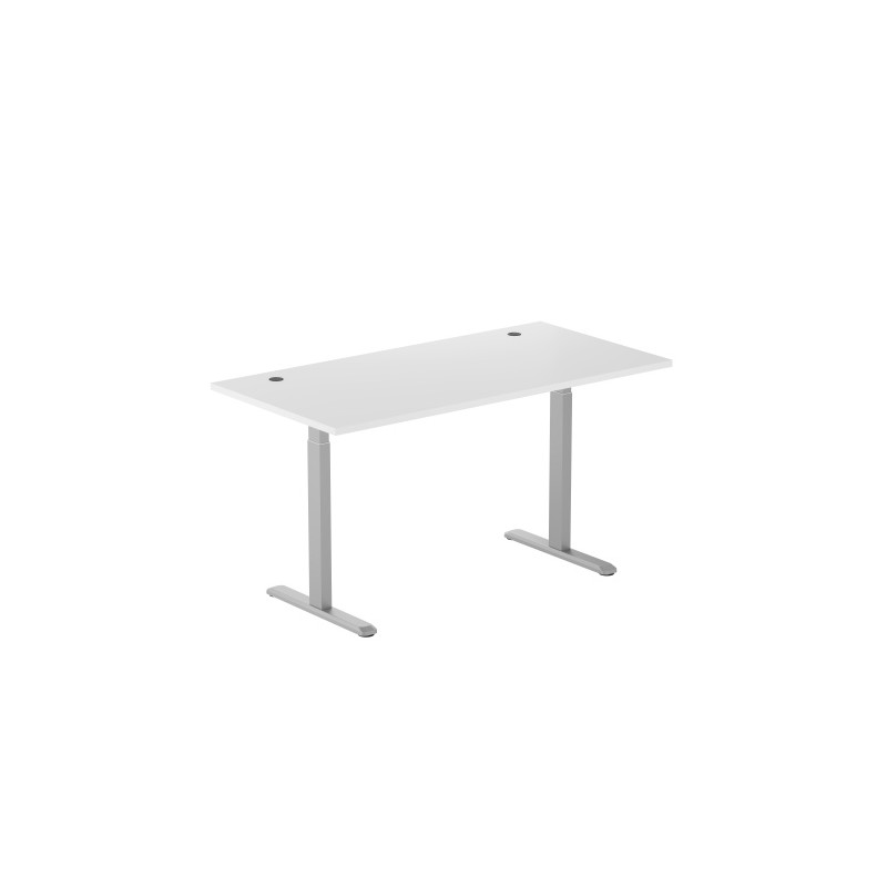 Reguliuojamo aukščio stalas Up Up Bjorn Pilkas, Stalviršis M Baltas