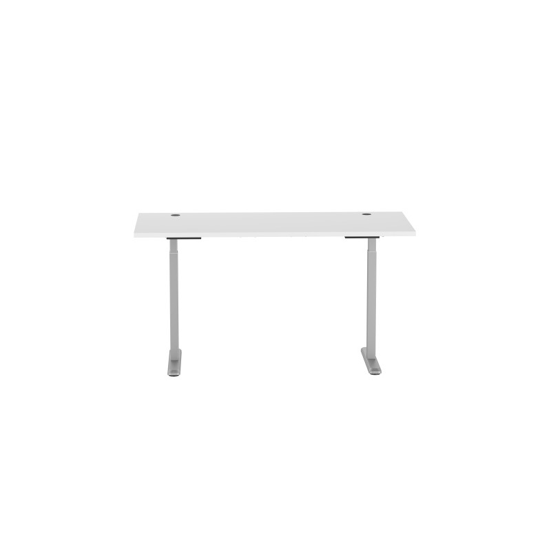 Reguliuojamo aukščio stalas Up Up Bjorn Pilkas, Stalviršis M Baltas