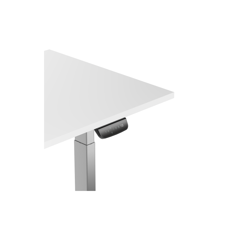 Reguliuojamo aukščio stalas Up Up Bjorn Pilkas, Stalviršis M Baltas