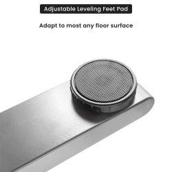 Reguliuojamo aukščio stalas Up Up Bjorn Pilkas, Stalviršis M Baltas