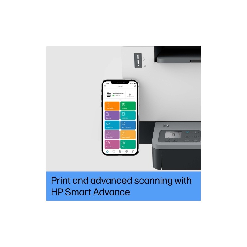 HP LaserJet Tank MFP 2604sdw Spausdintuvas lazerinis nespalvotas MFP A4 22 ppm USB Wi-Fi LAN BT