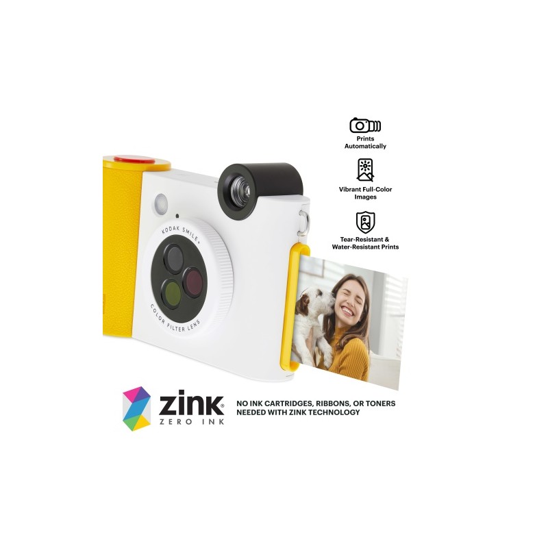 Kodak SMILE+ Momentinis fotoaparatas, 2x3'', White