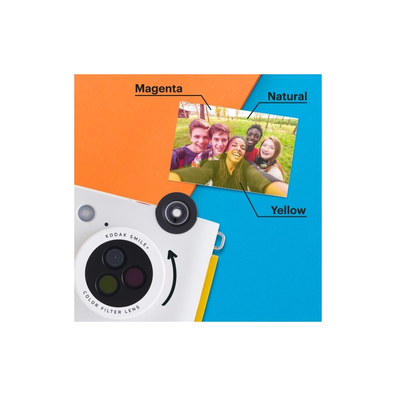 Kodak SMILE+ Momentinis fotoaparatas, 2x3'', White
