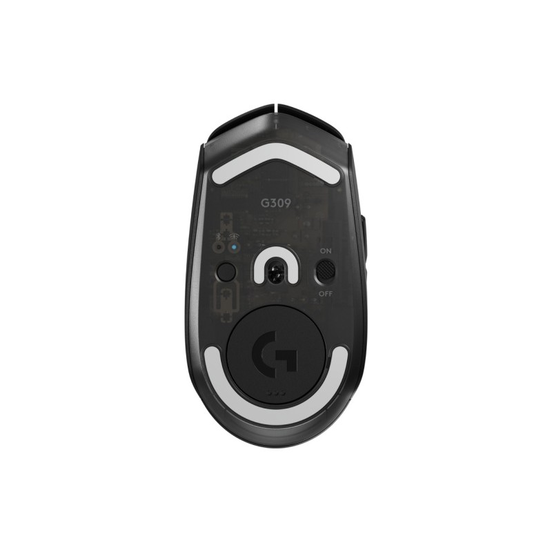 Logitech G309 LIGHTSPEED Belaidė žaidimų pelė, RF Wireless + Bluetooth, 2560 DPI, Juoda