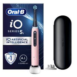 Oral-B iO Series 5s Elektrinis dantų šepetėlis, Blush Pink