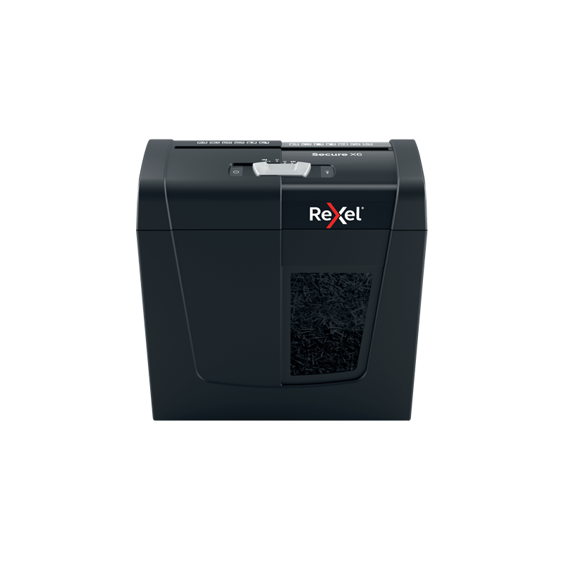 Dokumentų naikiklis Rexel Secure X6 Cross Cut Paper Shredder P4, 6 lapai, 10 L.