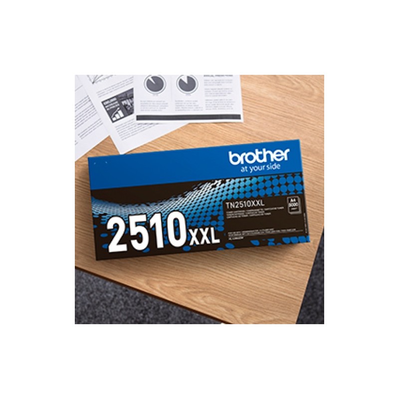 Brother TN-2510XXL (TN2510XXL) Lazerinė kasetė, Juoda