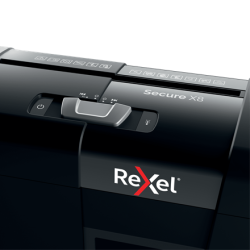 Dokumentų naikiklis Rexel Secure X8 Cross Cut Paper Shredder P4, 8 lapai, 14 L.