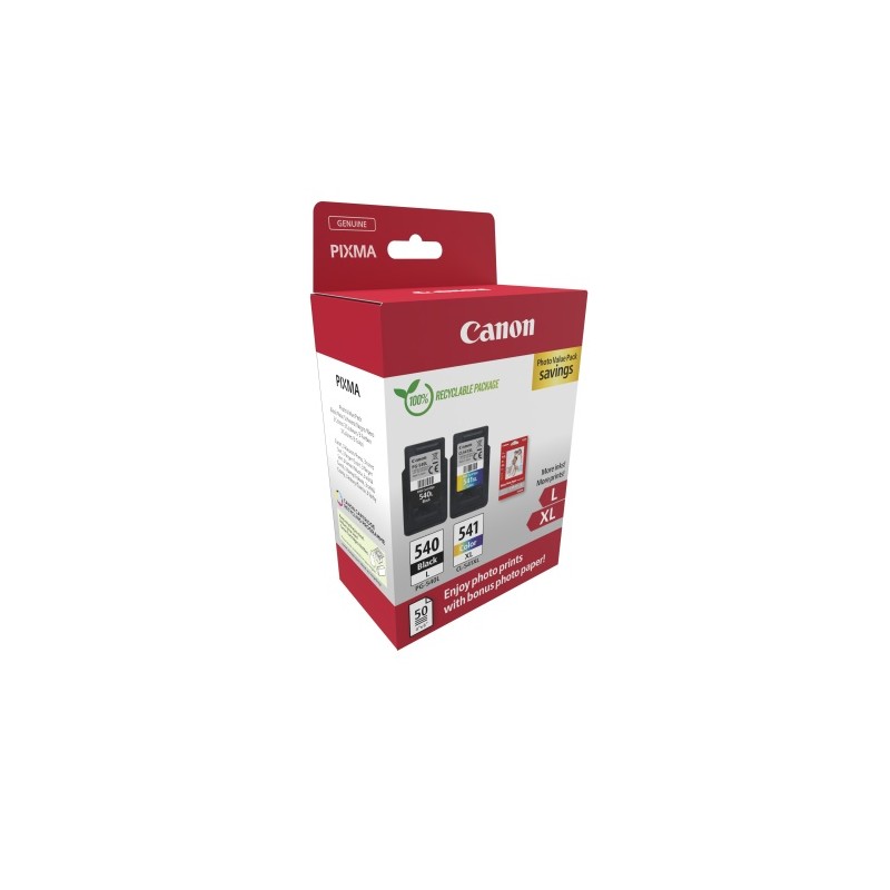 Canon PG-540L/CL-541XL (5224B012) Photo value pack Rašalinių kasečių komplektas, BK/CMY