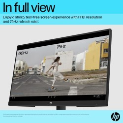HP V24v G5 Monitorius 23.8'' VA FHD 1920x1080, 5 ms, 250 cd/m2, 75 Hz, Juoda