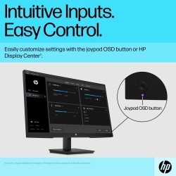 HP V24v G5 Monitorius 23.8'' VA FHD 1920x1080, 5 ms, 250 cd/m2, 75 Hz, Juoda