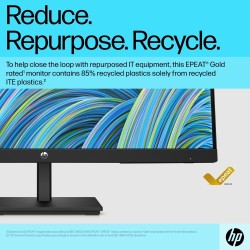 HP V24v G5 Monitorius 23.8'' VA FHD 1920x1080, 5 ms, 250 cd/m2, 75 Hz, Juoda