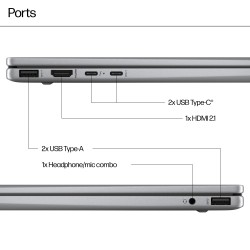 HP ENVY x360 14-fa0005ny 14'' WUXGA Touch AMD Ryzen 5 8640HS 16GB 512GB SSD W11H Meteor Silver