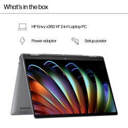 HP ENVY x360 14-fa0005ny 14'' WUXGA Touch AMD Ryzen 5 8640HS 16GB 512GB SSD W11H Meteor Silver