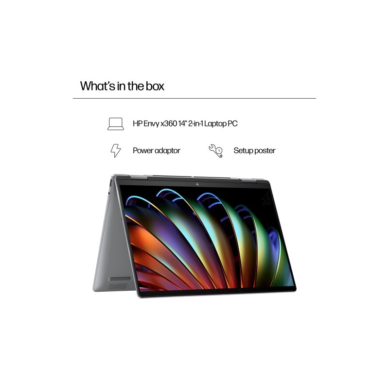 HP ENVY x360 14-fa0005ny 14'' WUXGA Touch AMD Ryzen 5 8640HS 16GB 512GB SSD W11H Meteor Silver