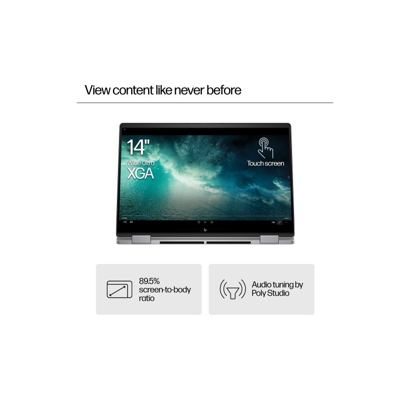 HP ENVY x360 14-fa0005ny 14'' WUXGA Touch AMD Ryzen 5 8640HS 16GB 512GB SSD W11H Meteor Silver