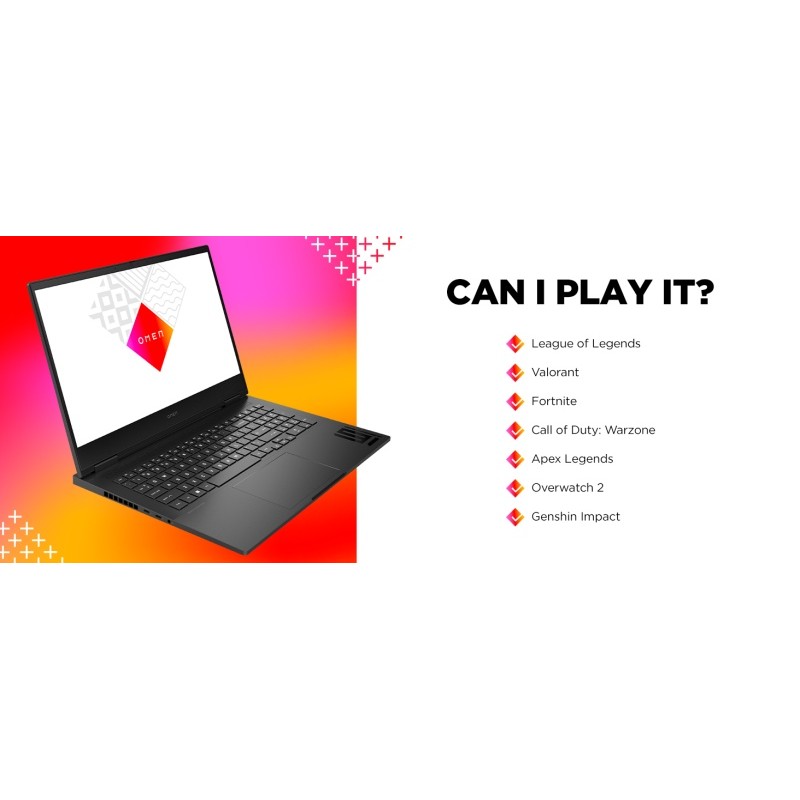 HP OMEN 16-wf0000ny 16.1'' FHD Intel Core i7-13700HX 32GB 1TB SSD RTX 4070 8GB W11H Shadow Black