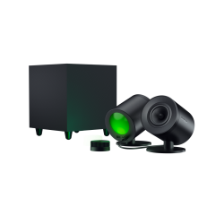 Razer Nommo V2 Pro Full range 2.1 PC Žaidimų garso kolonėlės, Juoda