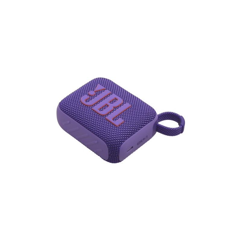 JBL Go 4 Nešiojama garso kolonėlė, Bluetooth, Violetinė