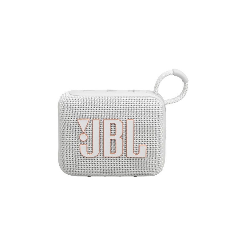JBL Go 4 Nešiojama garso kolonėlė, Bluetooth, Balta
