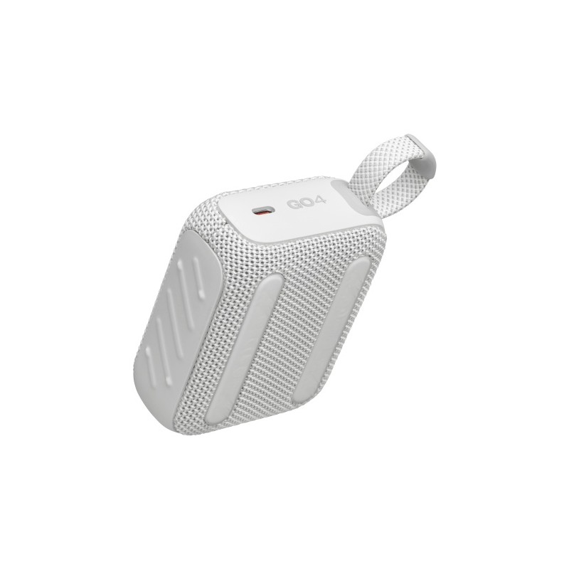 JBL Go 4 Nešiojama garso kolonėlė, Bluetooth, Balta