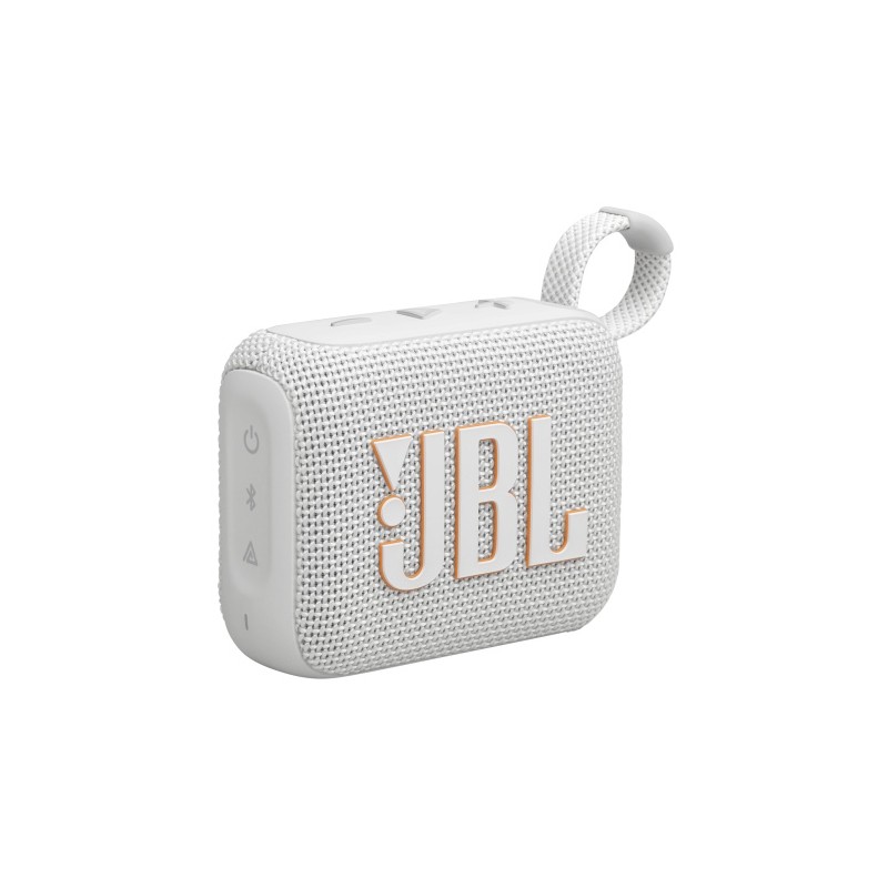 JBL Go 4 Nešiojama garso kolonėlė, Bluetooth, Balta