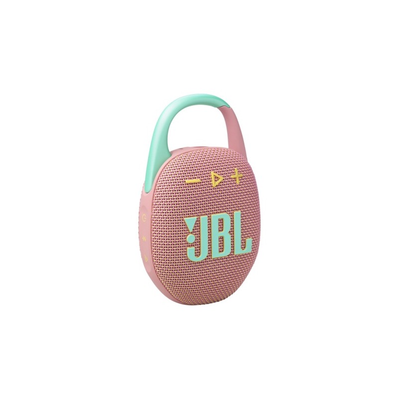 JBL Clip 5 Nešiojama garso kolonėlė, Bluetooth, Rausva