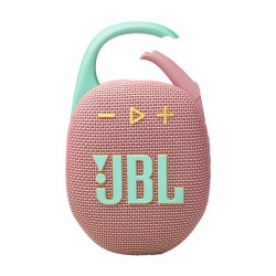 JBL Clip 5 Nešiojama garso kolonėlė, Bluetooth, Rausva