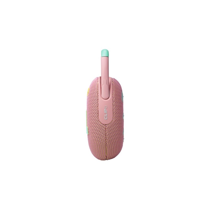 JBL Clip 5 Nešiojama garso kolonėlė, Bluetooth, Rausva