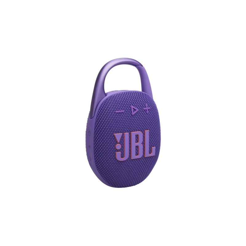 JBL Clip 5 Nešiojama garso kolonėlė, Bluetooth, Violetinė