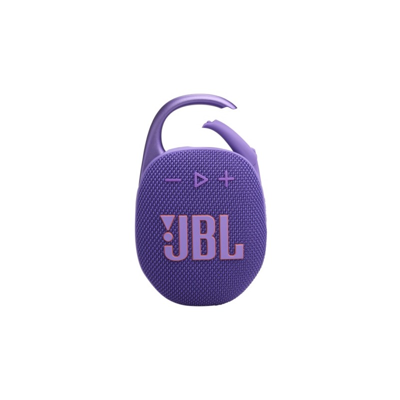 JBL Clip 5 Nešiojama garso kolonėlė, Bluetooth, Violetinė