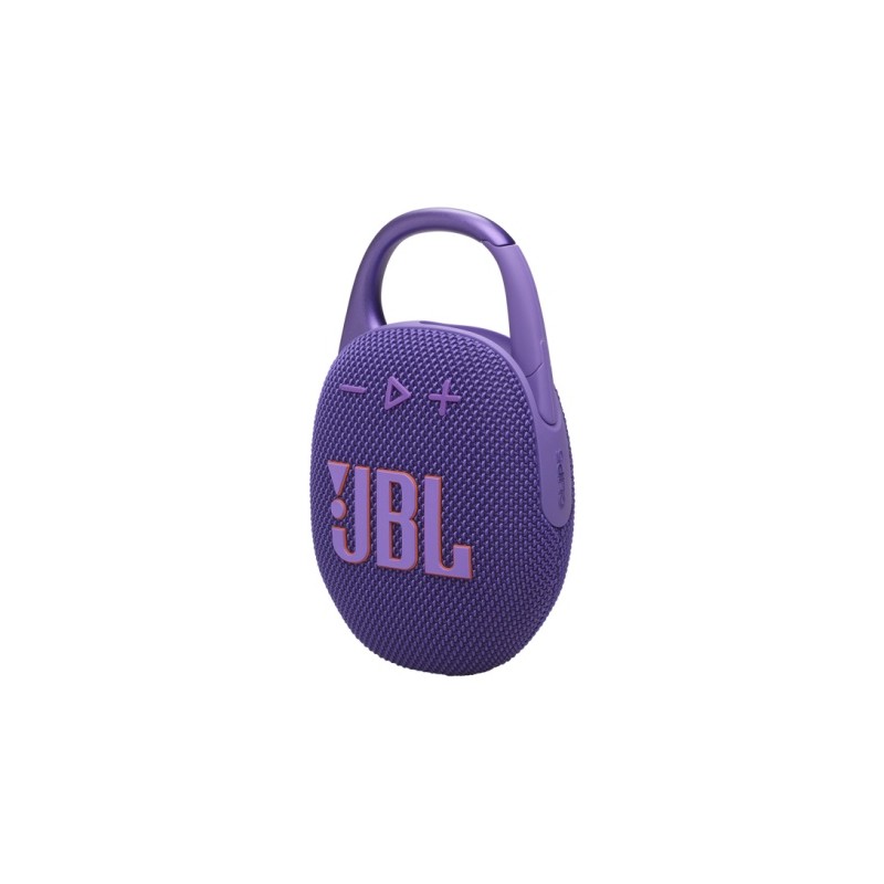 JBL Clip 5 Nešiojama garso kolonėlė, Bluetooth, Violetinė