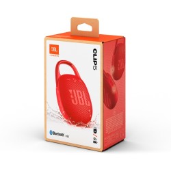 JBL Clip 5 Nešiojama garso kolonėlė, Bluetooth, Raudona