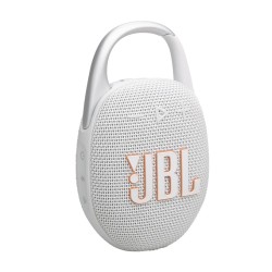 JBL Clip 5 Nešiojama garso kolonėlė, Bluetooth, Balta