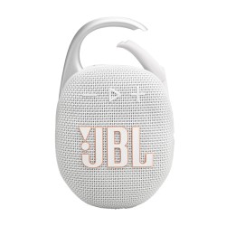 JBL Clip 5 Nešiojama garso kolonėlė, Bluetooth, Balta