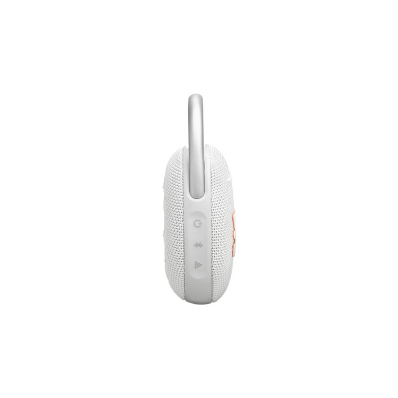 JBL Clip 5 Nešiojama garso kolonėlė, Bluetooth, Balta