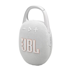 JBL Clip 5 Nešiojama garso kolonėlė, Bluetooth, Balta